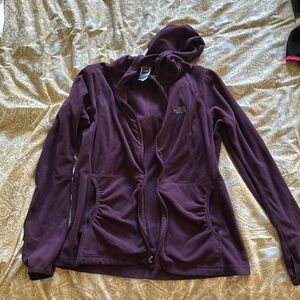 Women’s North Face Purple Zip Up Size Large